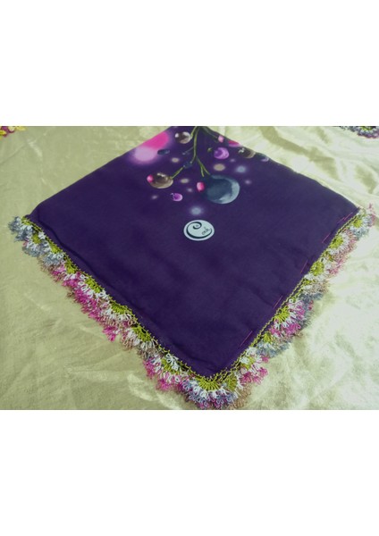 ve Reyhan El Emeği Iğne Oyası Yazma , Fular ,yemeni, Mevlit Örtüsü ,hediyelik 4 Kenarı Oyalı