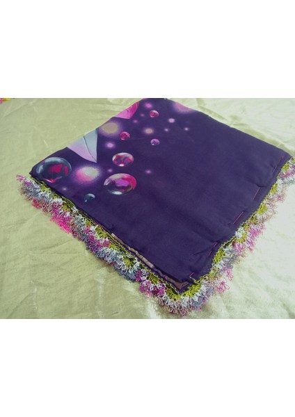 ve Reyhan El Emeği Iğne Oyası Yazma , Fular ,yemeni, Mevlit Örtüsü ,hediyelik 4 Kenarı Oyalı