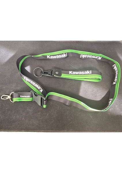 Kawasaki 2'li Set Siyah Anahtarlık