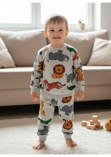 Erkek Çocuk Pijama Takımı 6-10 Yaş