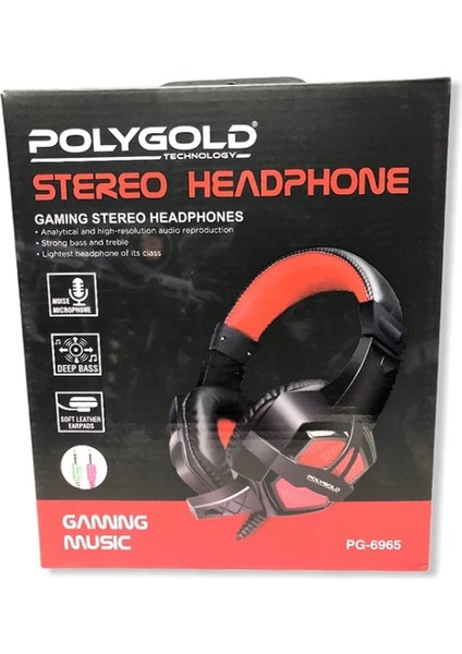 PG-6965 Çift Jackli USB Işikli Oyuncu