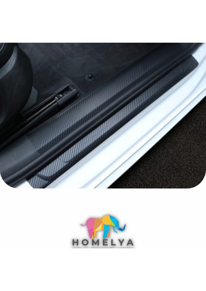 Karbon Fiber Araç Koruma Seti – 3m Bant - 4 Adet Tampon Köşe Koruyucu - Hediye Kapı Kolu Çizik Önleyici indirimleri