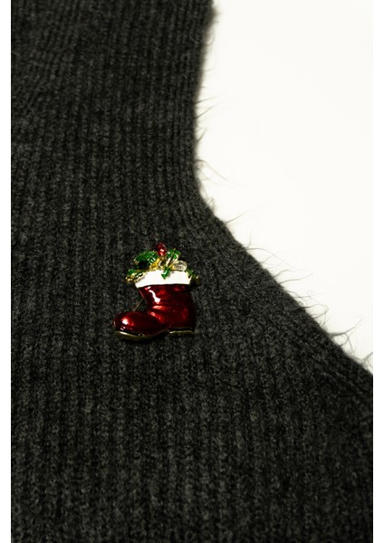 Yılbaşı Temalı Çelik Broş fiyatları