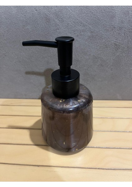 El Yapımı Kahverengi Epoksi Sabunluk Seti – Sıvı Sabunluk ve Sabun Tabağı,şık Tasarım, Ev Aksesuar modelleri