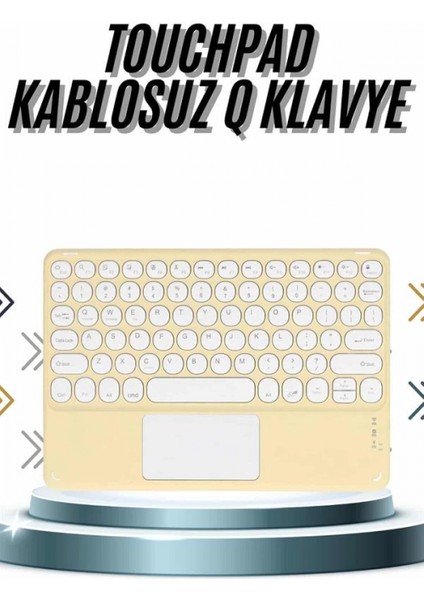Android ve Ios Uyumlu Bluetooth Klavye Touchpad Slim Kablosuz Wifi Q Klavye fiyatları