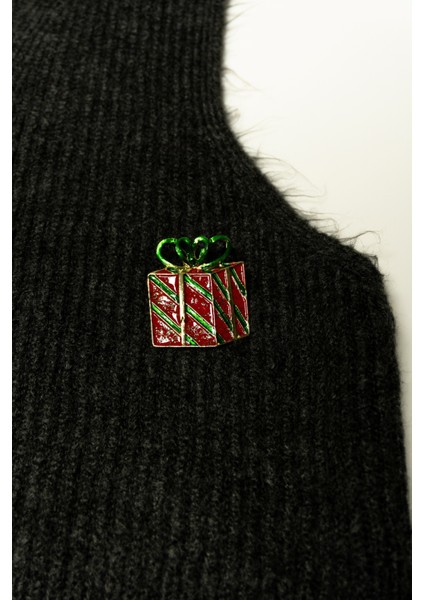 Yılbaşı Temalı Çelik Broş fiyatları