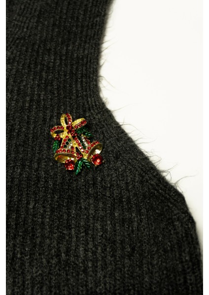 Yılbaşı Temalı Çelik Broş fiyatları