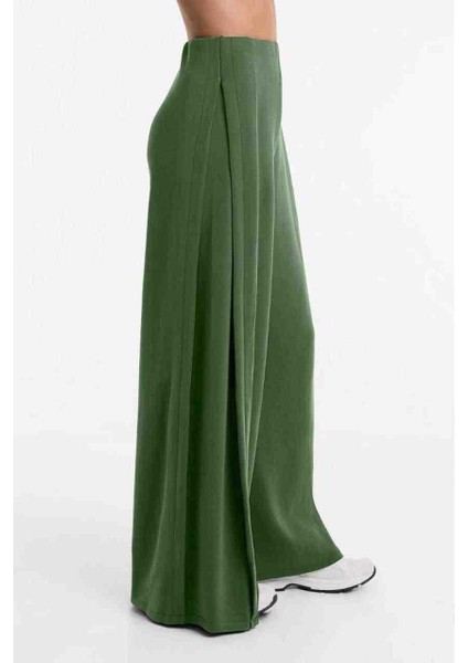 Soft Touch Modal Kumaş Rahat Kalıp Yeni Sezon Kadın Pantolon Haki L beden fiyatları