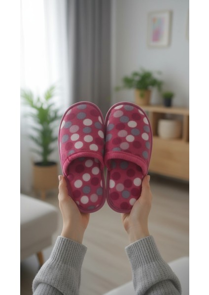 Puantiye Desenli Kadın Ev Terlik fiyatları