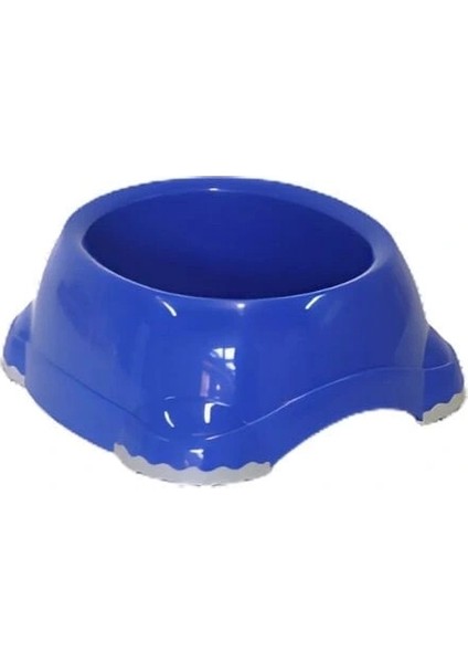 Smarty Kedi ve Köpek Plastik Mama ve Su Kabı Mavi 2200 ml