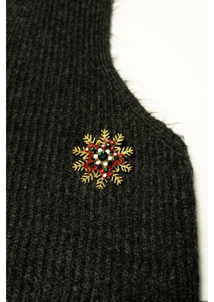 Yılbaşı Temalı Çelik Broş fiyatları