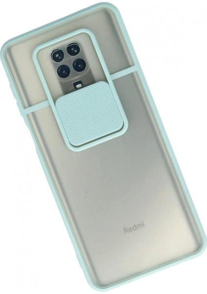 Ieg Xiaomi Redmi Note 9 Pro Kılıf Palm Buzlu Kamera Sürgülü Silikon - Turkuaz fiyatları