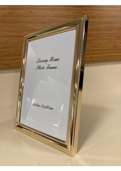 Resim Çerçevesi Metal Kenarlı Yeni Model Pirinç Altın 15X20 cm fiyatları