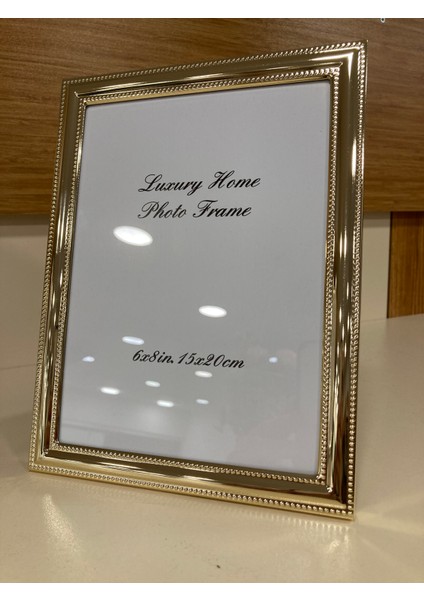Resim Çerçevesi Metal Kenarlı Yeni Model Pirinç Altın 15X20 cm indirimleri