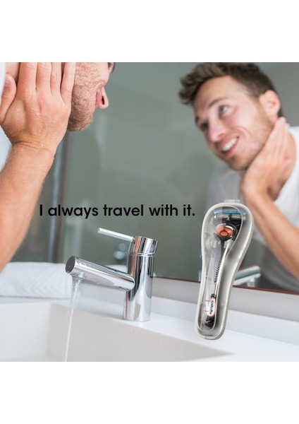 Seyahat Kutusu - Tıraş Seti Düzenleyici - Tıraş Jilet Kutusu - Tıraş Jilet Kabı - Jilet Saklama Kabı - Tıraş Kutusu 1 Adet modelleri