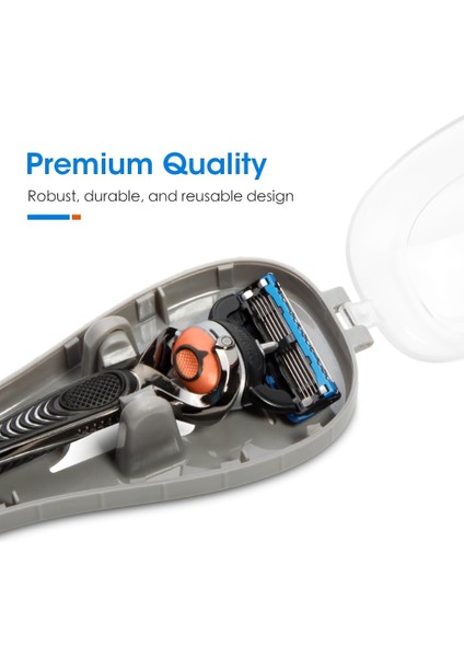 Seyahat Kutusu - Tıraş Seti Düzenleyici - Tıraş Jilet Kutusu - Tıraş Jilet Kabı - Jilet Saklama Kabı - Tıraş Kutusu 1 Adet fırsatları