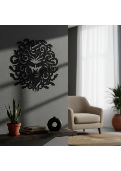 Medusa Çerçevesiz Dekoratif Ahşap Tablo fiyatları