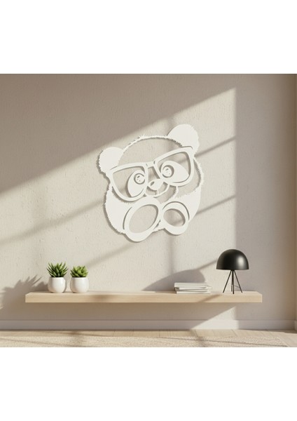 Bebek Panda Çerçevesiz Dekoratif Ahşap Tablo