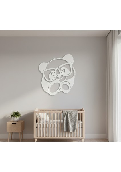 Bebek Panda Çerçevesiz Dekoratif Ahşap Tablo fiyatları