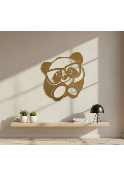 Bebek Panda Çerçevesiz Dekoratif Ahşap Tablo modelleri