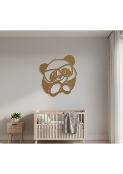 Bebek Panda Çerçevesiz Dekoratif Ahşap Tablo fırsatları