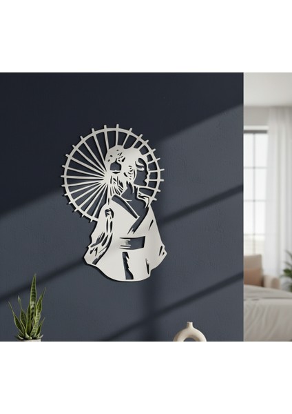 Geisha Çerçevesiz Dekoratif Ahşap Tablo fiyatları