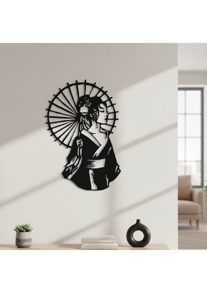 Geisha Çerçevesiz Dekoratif Ahşap Tablo indirimleri