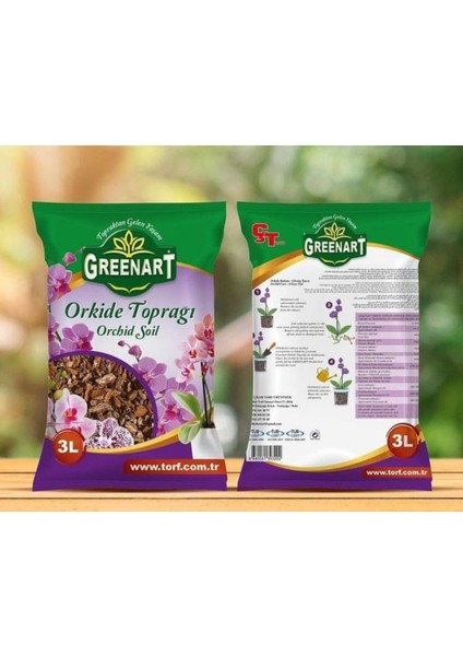 Greenart Orkide Toprağı 3 Litre
