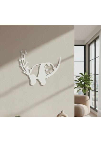 Panda Çerçevesiz Dekoratif Ahşap Tablo