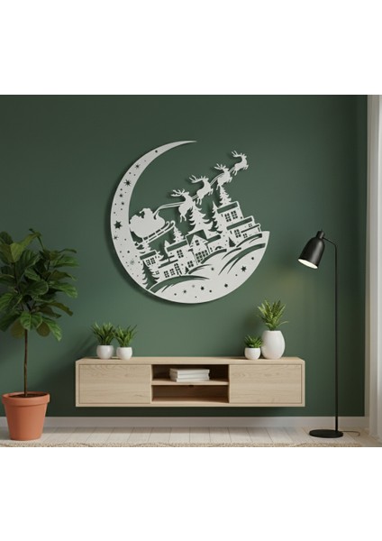 Yeni Yıl Çerçevesiz Dekoratif Ahşap Tablo fiyatları