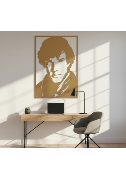 Benedict Cumberbatch Çerçevesiz Dekoratif Ahşap Tablo
