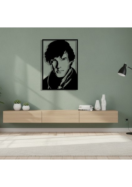 Benedict Cumberbatch Çerçevesiz Dekoratif Ahşap Tablo fırsatları