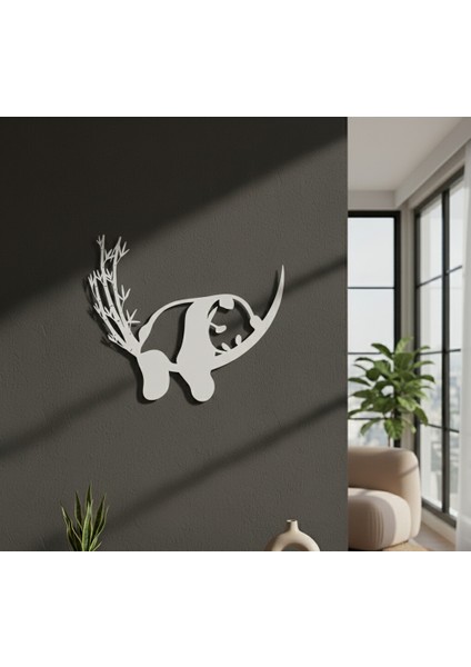 Panda Çerçevesiz Dekoratif Ahşap Tablo fiyatları