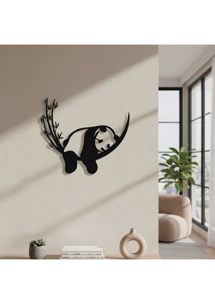 Panda Çerçevesiz Dekoratif Ahşap Tablo indirimleri