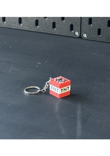 Minecraft TNT Anahtarlık modelleri