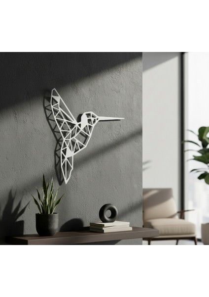 Geometrik Kuş Çerçevesiz Dekoratif Ahşap Tablo indirimleri