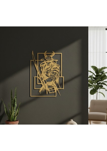 Samurai Çerçevesiz Dekoratif Ahşap Tablo fiyatları