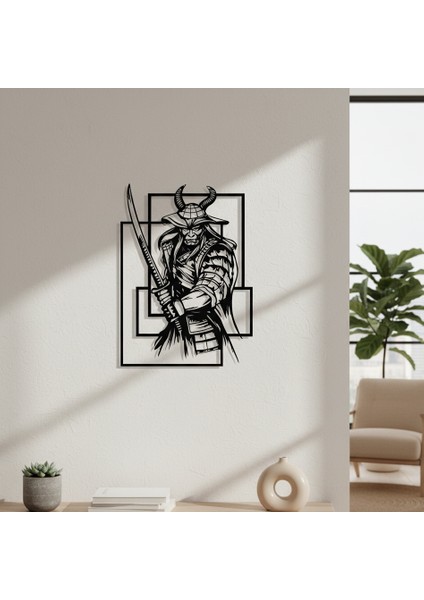 Samurai Çerçevesiz Dekoratif Ahşap Tablo modelleri