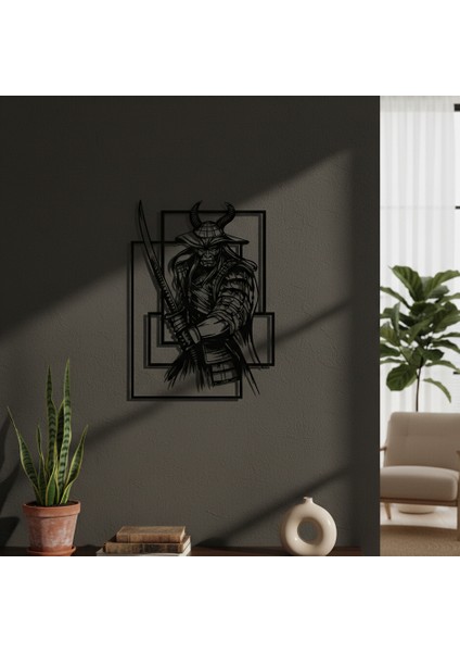 Samurai Çerçevesiz Dekoratif Ahşap Tablo fırsatları