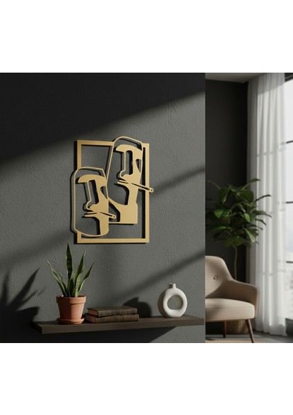 Moai Çerçevesiz Dekoratif Ahşap Tablo fiyatları