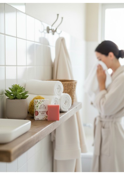 Gül Yapraklı Doğal Yüz ve Vücut Sabunu 100 gr fırsatları