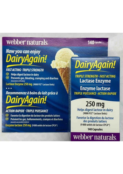 Dairy Again Triple Strength Lactase Enzyme fiyatları