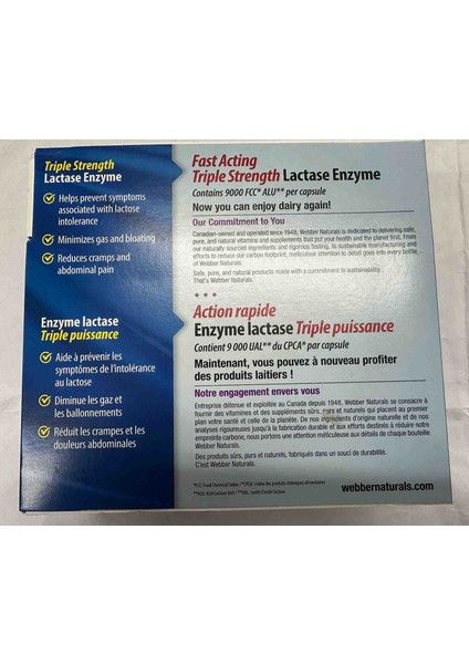 Dairy Again Triple Strength Lactase Enzyme modelleri