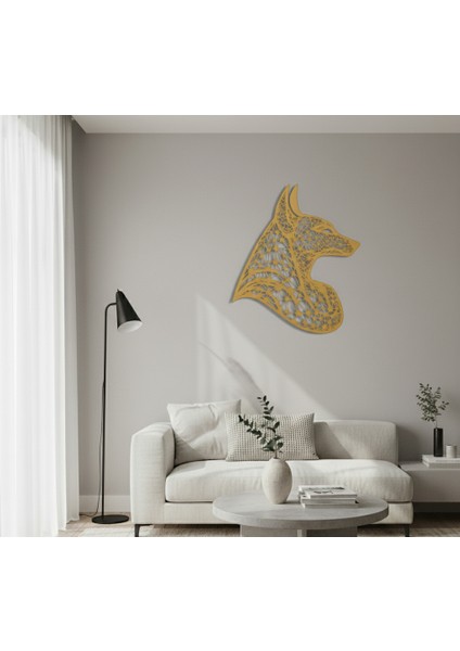 Anubis Çerçevesiz Dekoratif Ahşap Tablo fiyatları