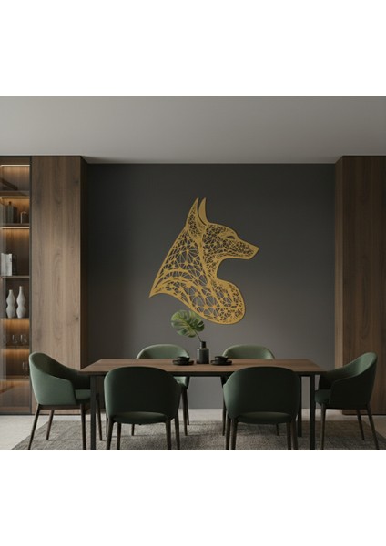 Anubis Çerçevesiz Dekoratif Ahşap Tablo modelleri