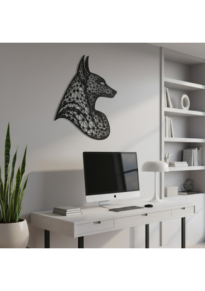 Anubis Çerçevesiz Dekoratif Ahşap Tablo fırsatları