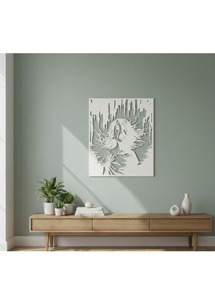 Savaş Çerçevesiz Dekoratif Ahşap Tablo