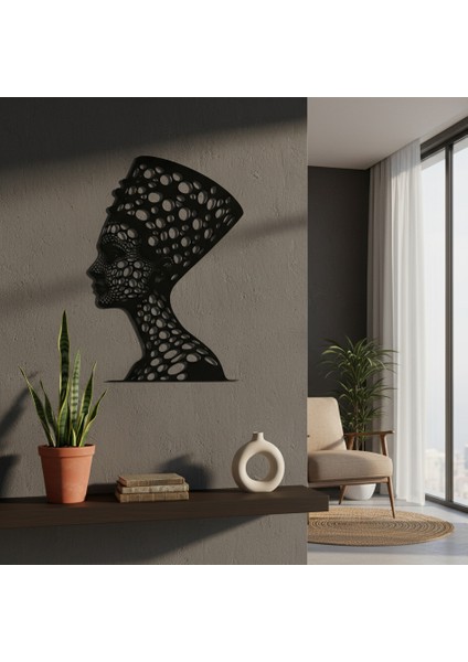 Nefertiti Çerçevesiz Dekoratif Ahşap Tablo fırsatları