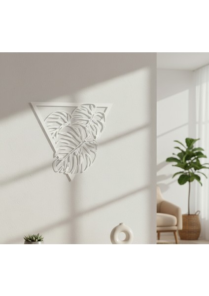 Amazon Yaprak Çerçevesiz Dekoratif Ahşap Tablo