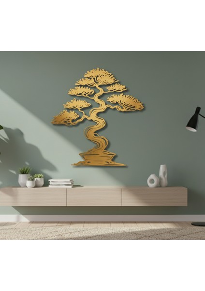 Bonsai Çerçevesiz Dekoratif Ahşap Tablo modelleri